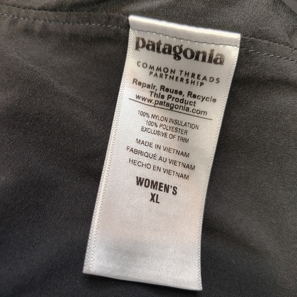 Patagonia Nano Air Vest Womens Size XL Black Full Zip Thermal Layer 84275 - Picture 12 of 15